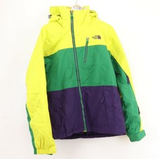The North Face Veste de Ski Gr. S Snowboard D'Hiver Vert Jaune Violet Sport