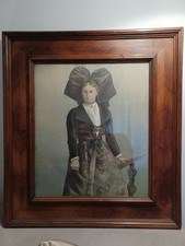 Magnifique Tableau Alsacienne Alsace ancien