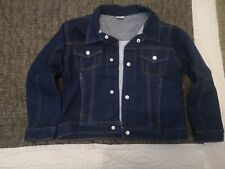 Veste en Jean Enfant - Marque PETIT BATEAU - Taille 6 ans - Bleu - Neuve