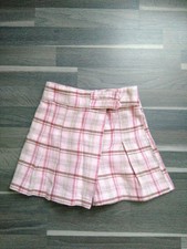 Jupe laine rose à carreaux 8 ans Kiabi