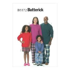 5572PATRON BUTTERICK  4 CREATIONS  PANTALON SWEAT SHORT   3 AU 12 ANS ET S AU XL
