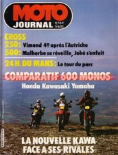 MOTO JOURNAL  651 YAMAHA XT 600 XLR HONDA KAWASAKI KLR CARDEL 80 Enduro 1984