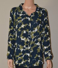 Chemise oversize noire kaki & écrue CAPTAIN TORTUE T 40