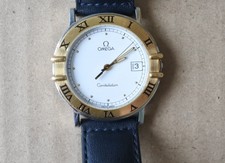 MONTRE OMEGA CONSTELLATION à quartz Acier et Or jaune Omega watch