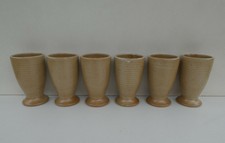 6 mazagrans en grès Village Vintage