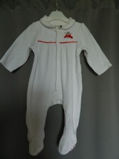 Pyjama en velours bébé fille T 3 mois "Orchestra"