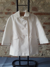 Imperméable trench manteau enfant 3ans vintage 70 white chil rain coat 3yrs