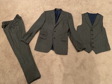 Brooks Brothers 3-piece Suit 42L Gray Milano Fit