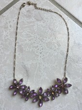 Collier fantaisie étoiles Améthyste