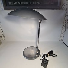 ? ancienne grande lampe de bureau orientable industrielle Aluminor 
