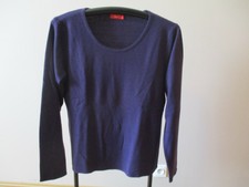 PULL FIN VIOLET T 46/48 (44) COMME NEUF