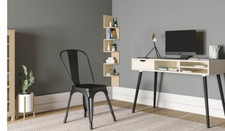 ÉTAGERE MURALE DE STYLE SCANDINAVE AVEC 5 TABLETTES INGRID COULEUR BOIS