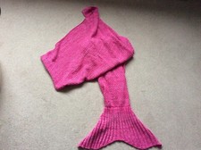 New Look Rose Queue De Sirène Crocheted Confortable Canapé Couverture