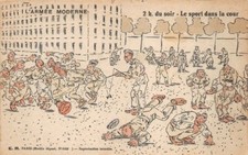 L'Armée moderne - 2 h  du soir - le sport dans la cour