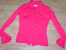 Chemise  SCHOOL RAG rouge framboise très originale taille XS//0/34   TBE