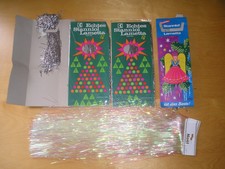 Stanniol Lametta  Christbaumschmuck ~ décoration de Noël Weihnachten