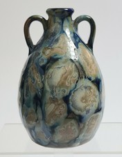 Vase en Grès Tacheté signé MAÏTENA marqué SENNECEY LE GRAND 1930 Pont de Vernes