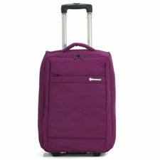 Valise cabine pliable 2 roues BENZI "Classic" - violet - BZ-5027-VIOLET