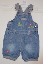 salopette jean bleu fille 6 mois kitiwatt