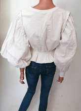 extra sweat blanc Zara 36