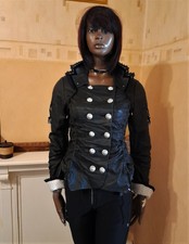 SUPERBE VESTE EN CUIR HIGH USE BY CLAIRE CAMPBELL TAILLE FRANÇAISE 38