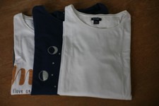 10 ans 1lot de 3 TEE-SHIRT fille manches longues // KIABI //-1X blanc crème,sur 