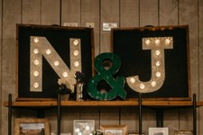 Lumineux Monogram Boite Lettre 'J'