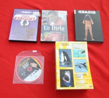 Lot de 5 dvd divers bigard, documentaire national geographic ect