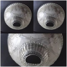 GLOBE VASQUE EN VERRE EPAIS LUMINAIRE SUSPENSION