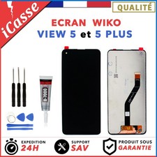 ECRAN LCD pour WIKO VIEW 5 / VIEW 5 PLUS + OUTILS + COLLE