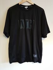 Men's h&m sport training Taille L à manches courtes T-shirt Top-Noir