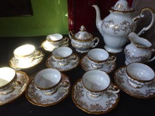 Ensemble Services a thé en Porcelaine de Weimar 