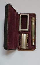 Rasoir GILLETTE BRITISH PATENT NUMBERS + étui d'origine voir photos ? 