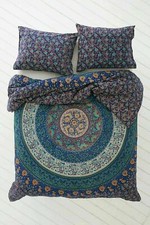 Indien Dream Mandala Doona Housse de Couette Boho Literie Couverture Housse