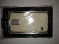 ADOPTED - LEATHER WRAP GALAXY S5 WHITE / GOLD