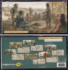 012- LOT DE 6 BLOCS SOUVENIRS PHILATELIQUE - n°27 à 32 Fondation Ville de Québec