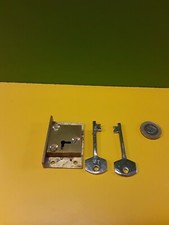 Laiton massif Till/dessin/bloque placard 2 1/8" X 1 7/16" avec 2 clés