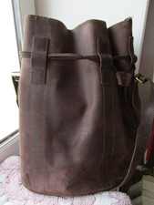 SAC A MAIN  SAC SEAU ARTHUR & ASTON authentique cuir vachette marron VINTAGE