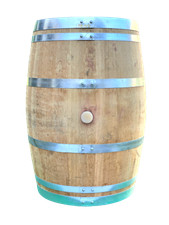 TONNEAU BARRIQUE 225L, DE QUALITE PREMIUM "1ER CHOIX", CHÊNE MASSIF