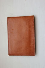 Portefeuille et porte monnaie vintage,  en cuir beige.