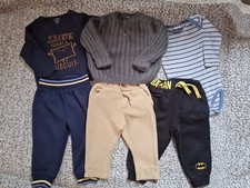 Lot Bébé 12 mois 3 Pantalons +1 Pull + 1 TShirt + 1 Body