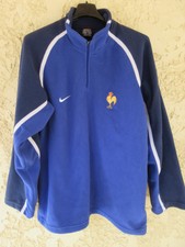 Sweat polaire training QUINZE de FRANCE entrainement rugby FFF NIKE shirt 44/48