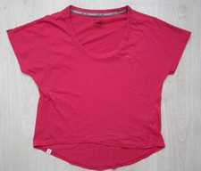 T-Shirt Court Crop Top à Manches Courtes Danse Sport Puma Femme Taille S 