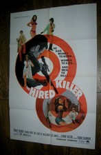 Affiche USA - TECHNIQUE D' UN MEURTRE - Franco Nero - Jeanne Valérie - 1966 -