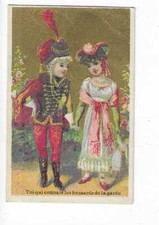 CHROMO  ENFANT HUSSARD DE LA GARDE