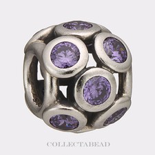 Authentic Pandora Sterling Silver Purple Whimsical Lights 791153ACZ