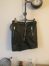 Jupe simili Cuir noire Julie