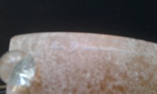 paire d applique verre couleur abricot marbre  signe  l drimmer maison jeancel