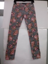 Nina Rossi Flower Print Jeans