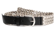 ISABEL MARANT POUR H&M, CEINTURE MÉTAL ET CUIR, T : S